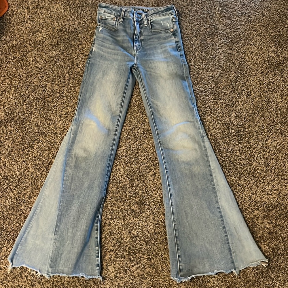 American Eagle, next level, fiesta flare jeans